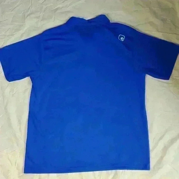 Men's AND1 Blue Ombre Basketball Player Athletic Golf Polo Shirt sz XL - Picture 5 of 9